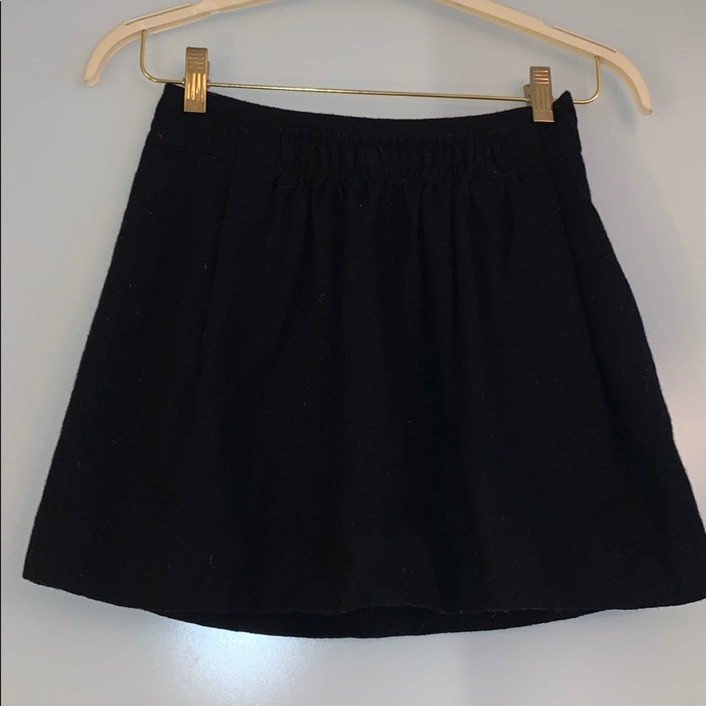JCrew Wool A-Line Skirt, Size 0